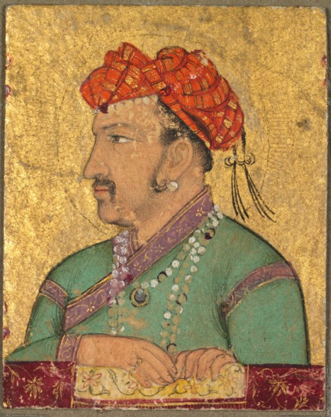 Jahangir, early 1600s. India, Mughal, early 17th century. Opaque watercolor and gold on paper;