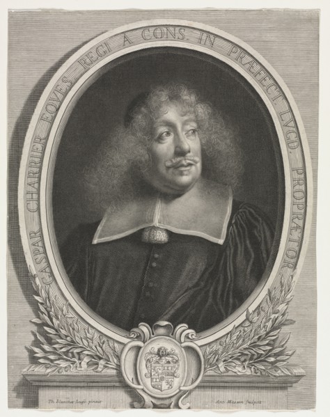 Gaspard Charrier. Antoine Masson (French, 1636-1700). Engraving