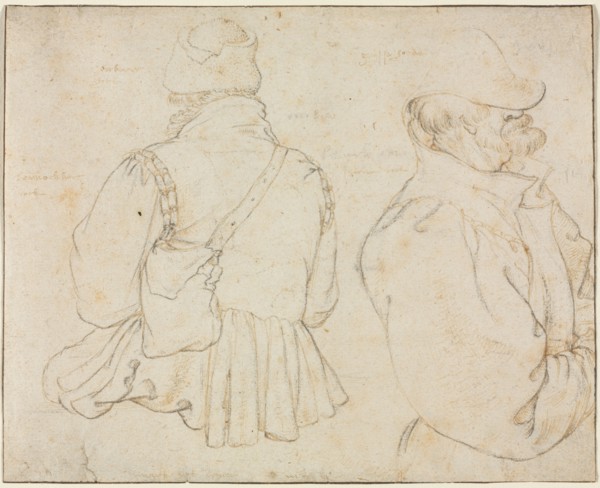 Two Bohemian Peasants in Half-Length, c. 1605-1610. Roelant Savery (Flemish, 1576-1639). Pen and