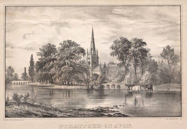 Stratford on Avon. And James Merritt Ives (American, 1824-1895), Nathaniel Currier (American,