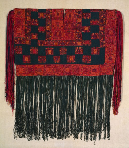 Tunic, c. 300 BC-AD 200. Peru, South Coast, Paracas, Cavernas Style, 3rd-2nd Century BC. Plain