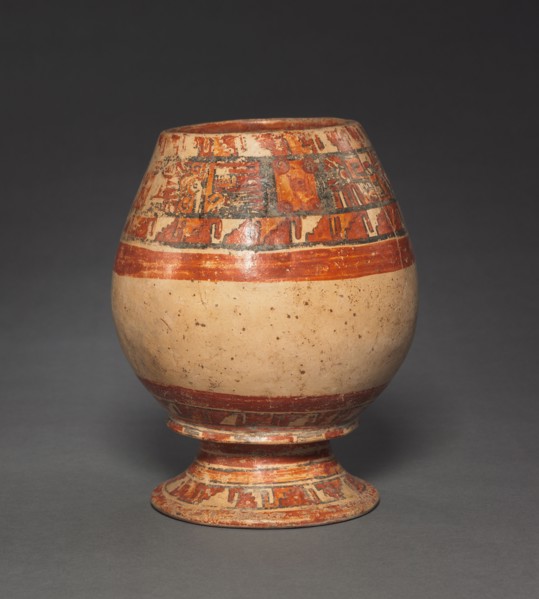 Vase, 1000-1550. Costa Rica, Filadelphia. Earthenware; diameter of mouth: 13.4 cm (5 1/4 in.);