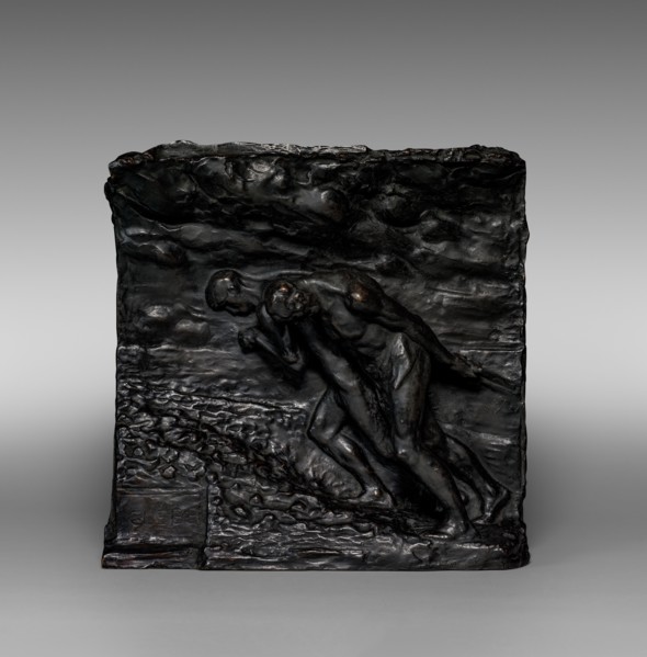 The Soil, c. 1890 - 1900. Constantin Meunier (Belgian, 1831-1905). Bronze; overall: 44.5 x 45.8 x