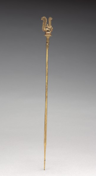 Lime Dipper, c. 1-800. Colombia, Calima region, Yotoco style, 1st-9th Century. Gold