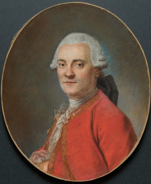 Portrait of a Man. Maurice Quentin de La Tour (French, 1704-1788). Pastel;