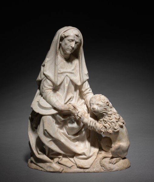 Saint Jerome and the Lion (From the former Church of St. Peter in Erfurt), c. 1495. Tilman