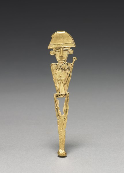 Tunjos (Votive Offering Figurine), c. 900-1550. Colombia, Muisca style, 10th-16th century. Cast