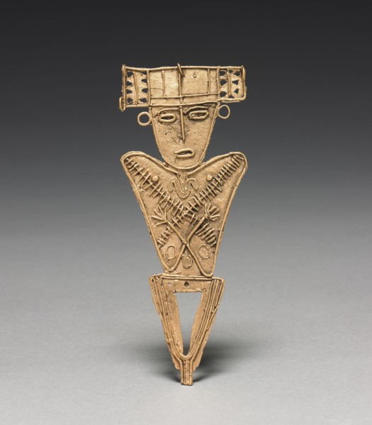 Tunjos (Votive Offering Figurine), c. 900-1550. Colombia, Muisca style, 10th-16th century. Cast