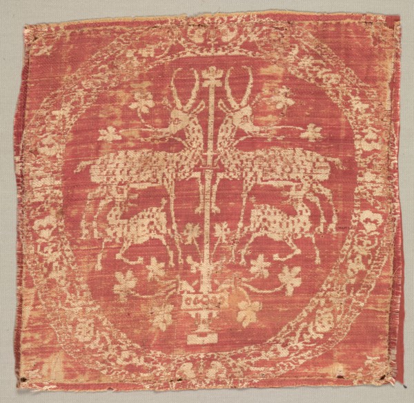 Square Ornament from a Tunic, 8th century. Egypt or Syria, Umayyad period, 8th century. Compound