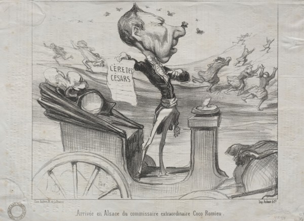 Published in le Charivari (28 February 1850): Actualities (No. 81): The Arrival in Alsace of the