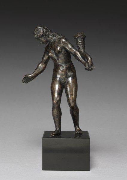 Woman with a Cornucopia, c. 1525. Severo da Ravenna (Italian, c.1496-c.1543). Bronze; overall: 17.5