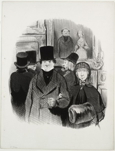 published in le Charivari (no du 26 avril 1845): The Beautiful Days of Life, plate 59: When one's