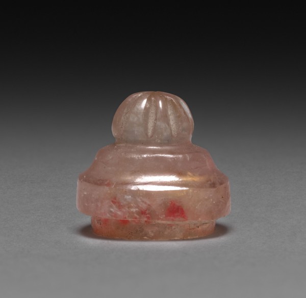 Miniature Jar (cover), 19th-early 20th century. China, Qing dynasty (1644-1911). Jade; overall: 6.1