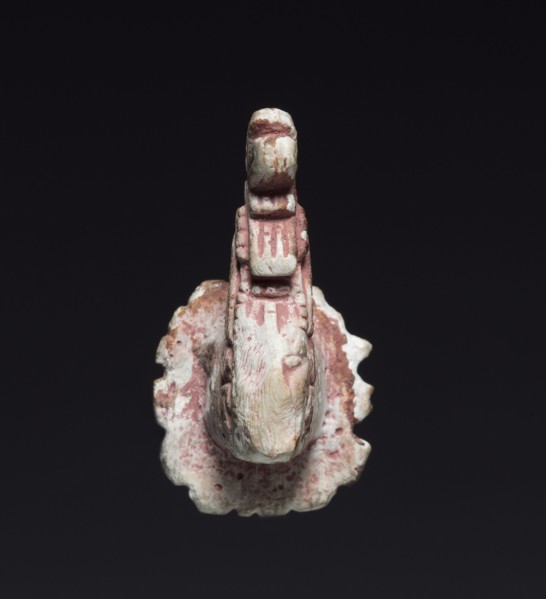 Ear Ornament, c. 600-900. Mexico or Central America, Maya, 7th-10th century. Shell; overall: 3.8 x