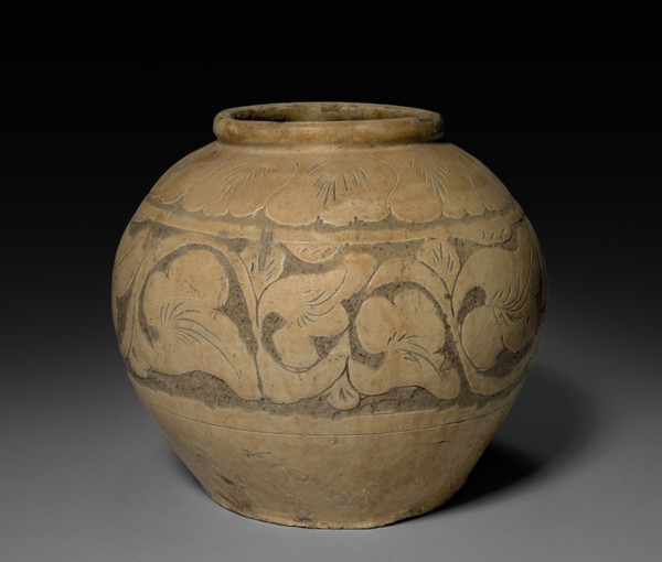 Jar: Cizhou ware, 907-1125. China, Manchuria, Liao dynasty (916-1125). Glazed stoneware; overall: