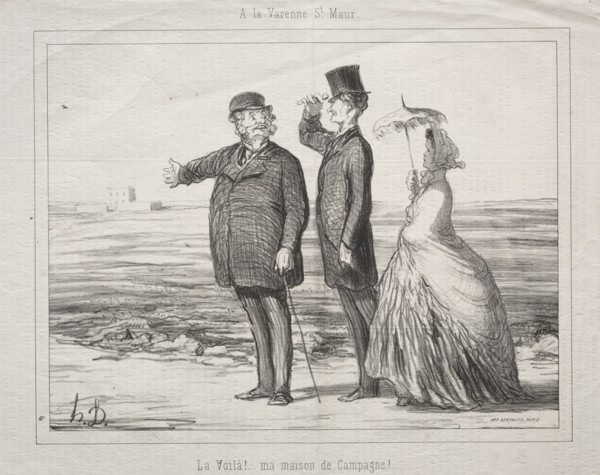 published in Le Boulevard (no du 11 mai 1862): At Varenne-Saint-Maur: Behold! Here it is, my house