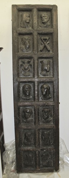 Studio Door, 1500s. Spain, 16th century. Wood; overall: 256.5 x 68 x 6.4 cm (101 x 26 3/4 x 2 1/2