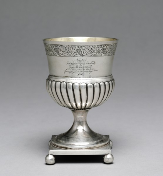 Silver Cup, 1809-1810. George Fenwick (Scottish). Silver; diameter of mouth: 10.8 cm (4 1/4 in.);