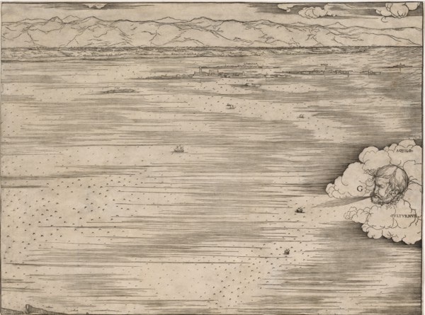 View of Venice, 1500. Jacopo de' Barbari (Italian, 1440/50-before 1515). Woodcut
