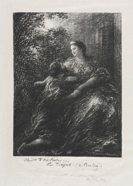 Duet of the Trojans, 1894. Henri Fantin-Latour (French, 1836-1904). Lithograph