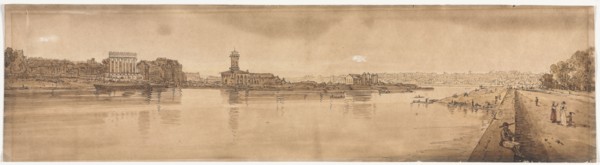 A Selection of Twenty of the Most Picturesque Views in Paris:  View of the Village of Chaillot,