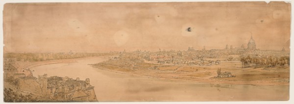 A Selection of Twenty of the Most Picturesque Views in Paris:  A General View of Paris, taken from