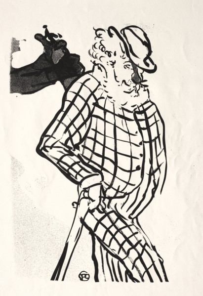 Le Café-concert:  Chanteur Americain, 1893. Henri de Toulouse-Lautrec (French, 1864-1901).