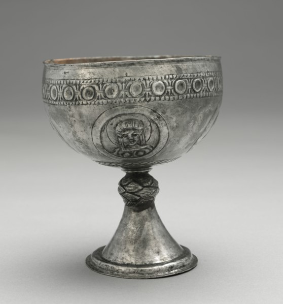 Chalice from the Beth Misona Treasure, c. 500-700. Early Byzantium, Constantinople or Syria,