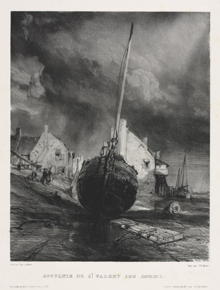 Six Marines:  Souvenir de Saint Valéry sur Somme, 1833. Eugène Isabey (French, 1803-1886).