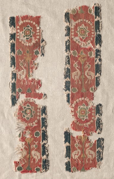 Fragmentary Band, Probably Part of a Clavus, 800s. Egypt, late Abbasid or Tulunid period, 9th