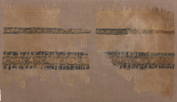 Turban end with tiraz, 1031. Egypt, Fatimid period, Caliphate of al-Zahir, 1031. Plain weave with