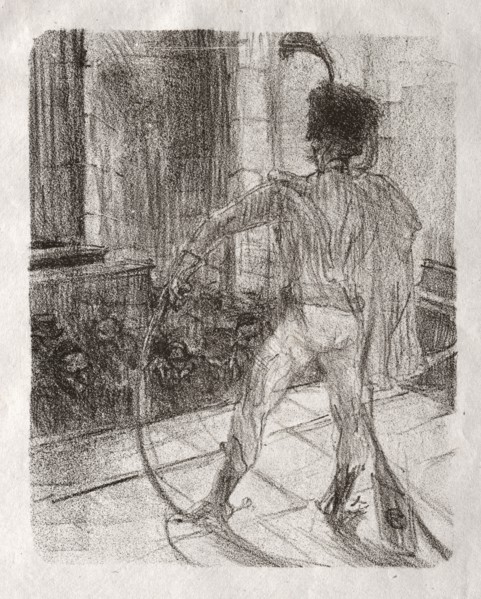 Au pied du Sinaï:  Schlomé Fuss à la Synagogue, 1898. Henri de Toulouse-Lautrec (French, 1864-1901)