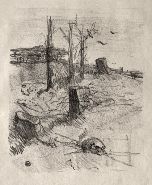 Un Cimetière en Galicie, 1898. Henri de Toulouse-Lautrec (French, 1864-1901). Lithograph