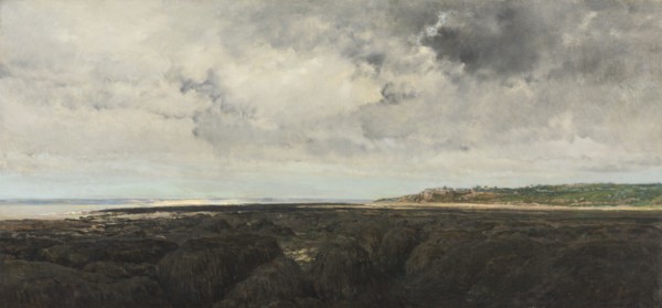 Villerville Seen from Le Ratier, 1855. Charles François Daubigny (French, 1817-1878). Oil on