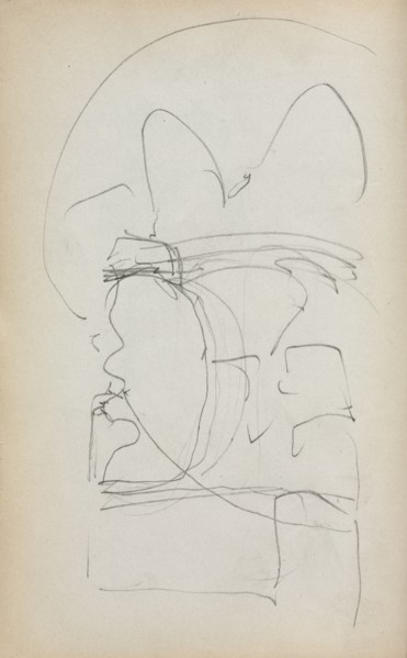 Italian Sketchbook: Abstract Sketch (page 5), 1898-1899. Maurice Prendergast (American, 1858-1924).