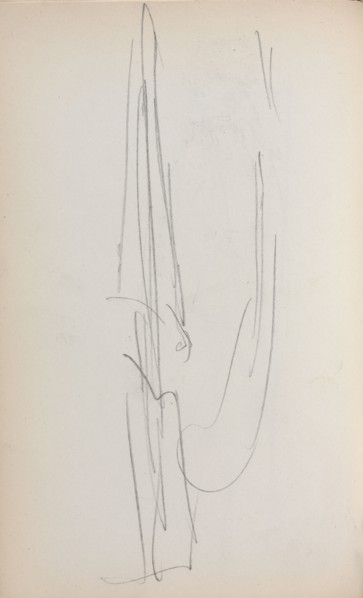 Italian Sketchbook: Sail (page 71), 1898-1899. Maurice Prendergast (American, 1858-1924). Pencil;