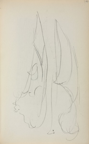 Italian Sketchbook: Two Sails (page 74), 1898-1899. Maurice Prendergast (American, 1858-1924).