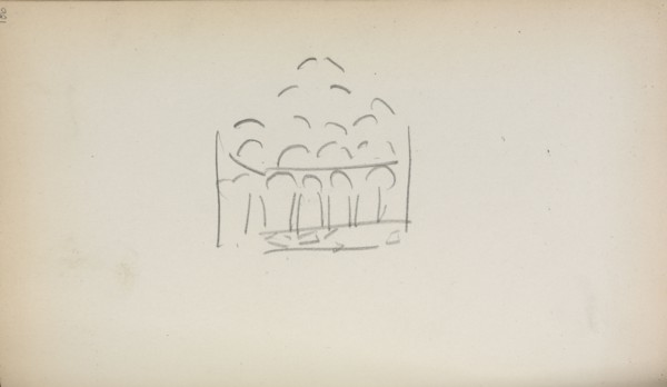 Italian Sketchbook: San Marco (page 186), 1898-1899. Maurice Prendergast (American, 1858-1924).