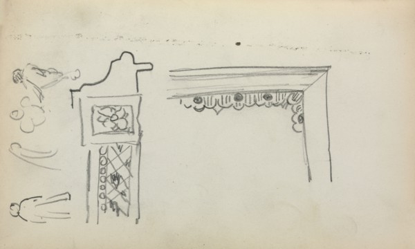 Italian Sketchbook: Architectural Details and Figures (page 199), 1898-1899. Maurice Prendergast