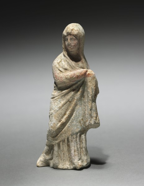 Figurine, 300-100 BC. South Italy, Tarentum, 3rd - 2nd Century BC. Terracotta; overall: 11.5 cm (4