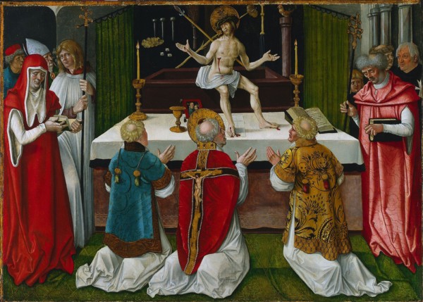 The Mass of Saint Gregory, 1511. Hans Baldung (German, 1484/85-1545). Oil and tempera on wood;