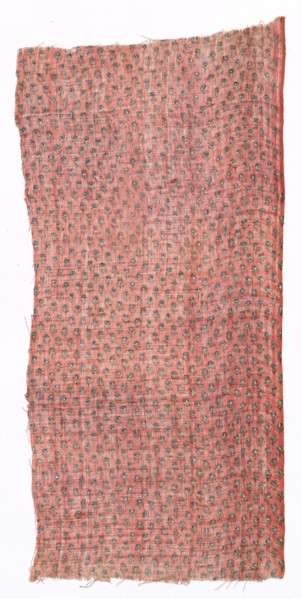 Fragment, 1800s. India, Rajasthan, 19th century. Block printed, resist dyed and painted; cotton;