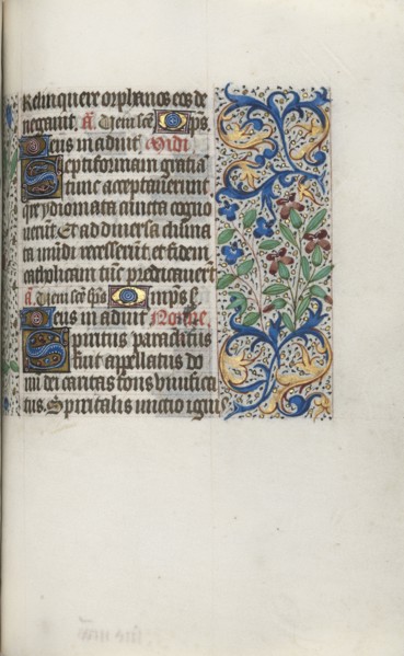 Book of Hours (Use of Rouen): fol. 101r, c. 1470. Master of the Geneva Latini (French, active