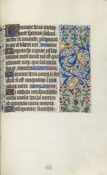 Book of Hours (Use of Rouen): fol. 113r, c. 1470. Master of the Geneva Latini (French, active