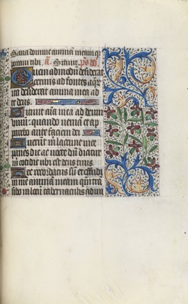 Book of Hours (Use of Rouen): fol. 129r, c. 1470. Master of the Geneva Latini (French, active