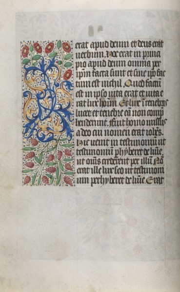 Book of Hours (Use of Rouen): fol. 13v, c. 1470. Master of the Geneva Latini (French, active Rouen,