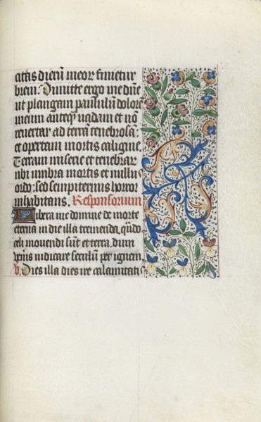 Book of Hours (Use of Rouen): fol. 133r, c. 1470. Master of the Geneva Latini (French, active