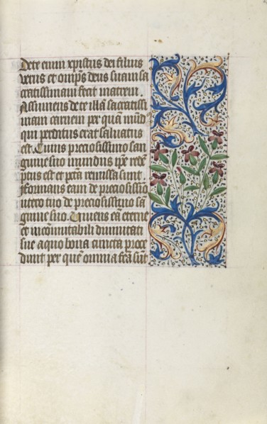 Book of Hours (Use of Rouen): fol. 23r, c. 1470. Master of the Geneva Latini (French, active Rouen,