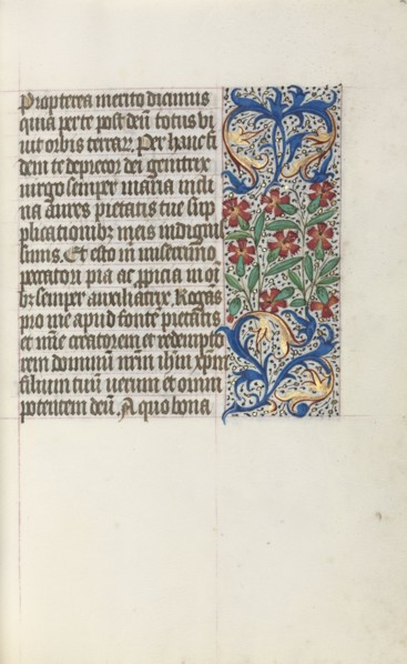 Book of Hours (Use of Rouen): fol. 24r, c. 1470. Master of the Geneva Latini (French, active Rouen,