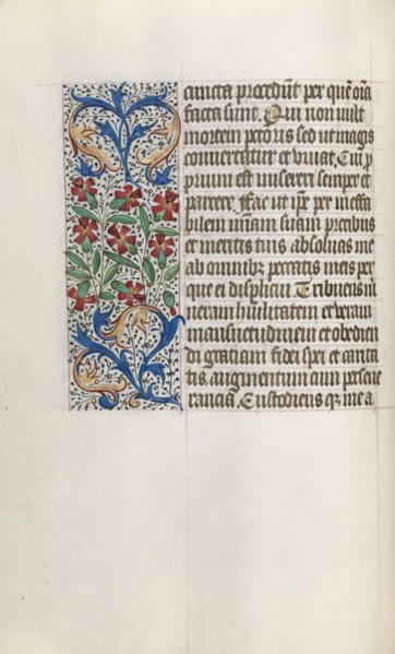 Book of Hours (Use of Rouen): fol. 24v, c. 1470. Master of the Geneva Latini (French, active Rouen,